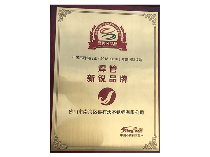 mg不朽情缘官网不锈钢管厂家获得的荣誉